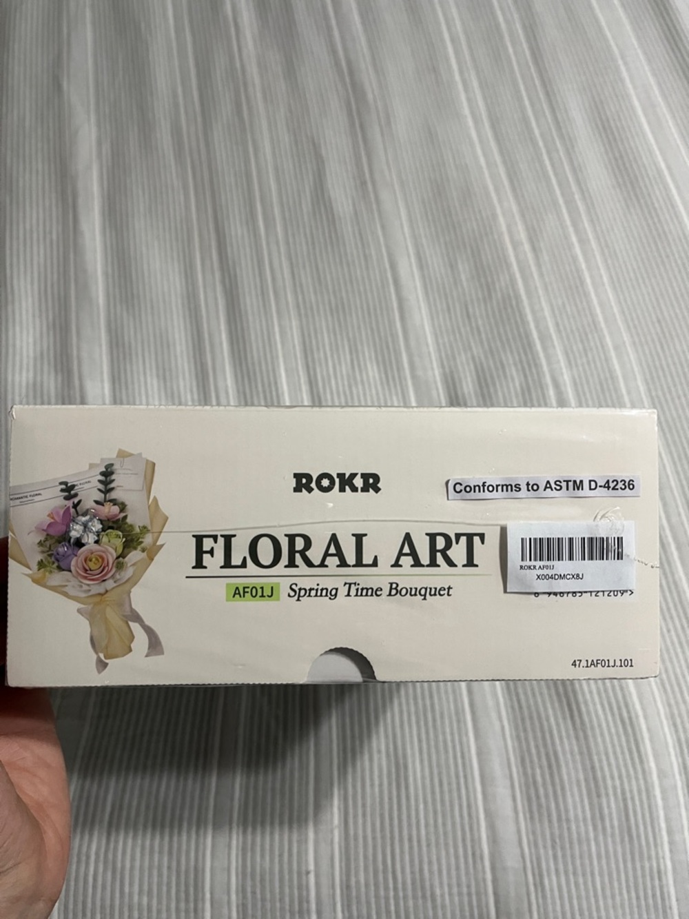 Floral Art Spring Time Bouquet DIY Kit - Pastel Multicolor - Picture 3 of 4
